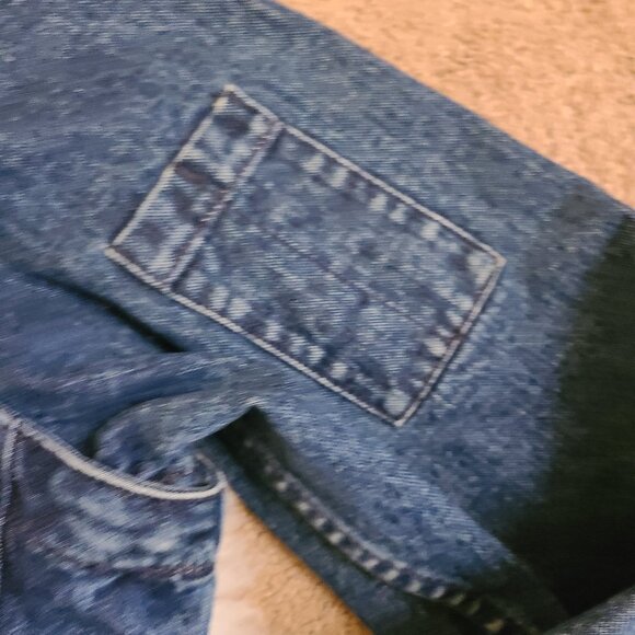 Dakota Convertible to Sleeveless Jean Jacket Elbow Patches Men's 2XL - Picture 7 of 8